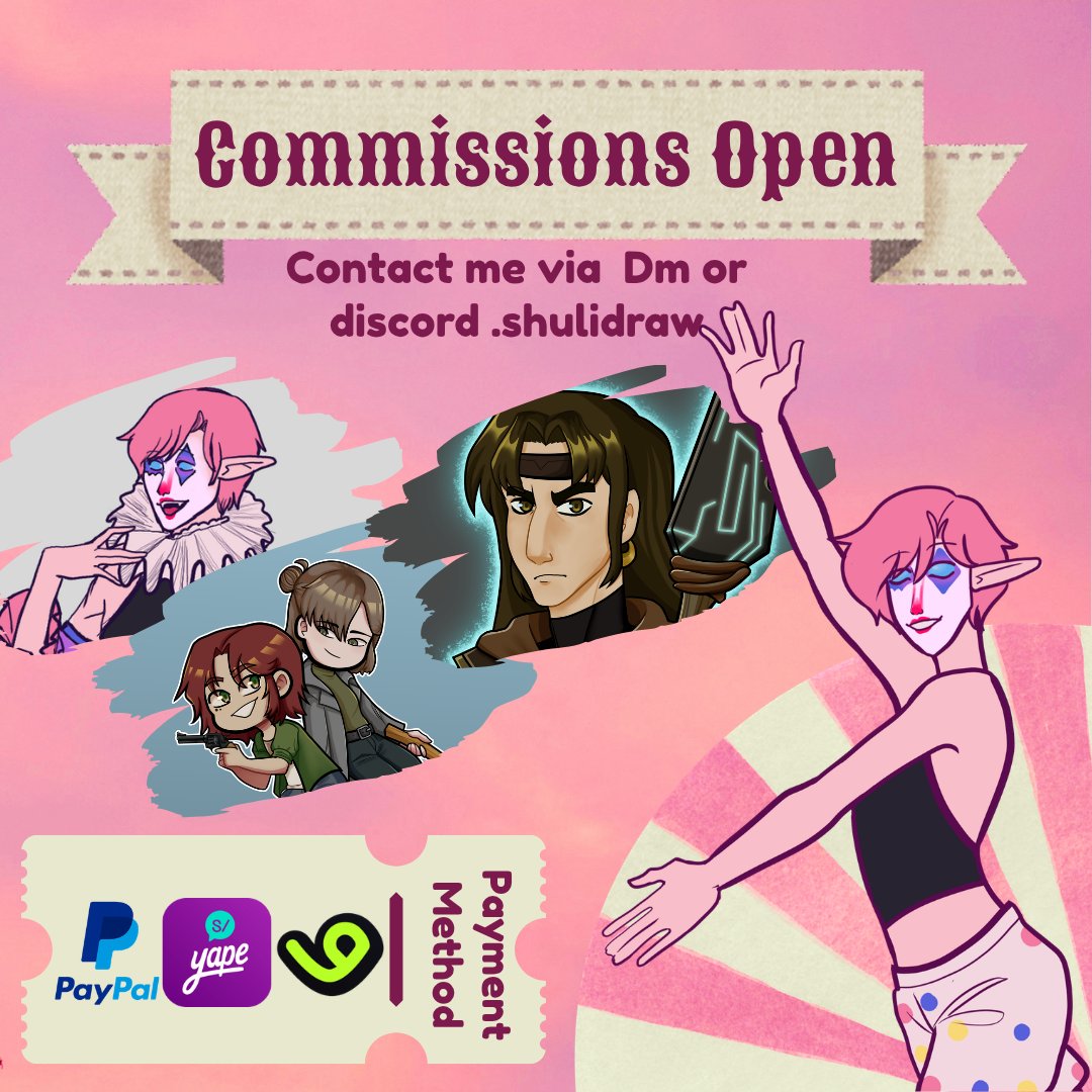 iluy_shuli's tweet photo. OPEN COMISSIONS! 
 Any question in DM please! (si eres de peru los precios son mas baratos!) 
#opencommissions #comisionesabiertas https://t.co/ebb6eEC4lb