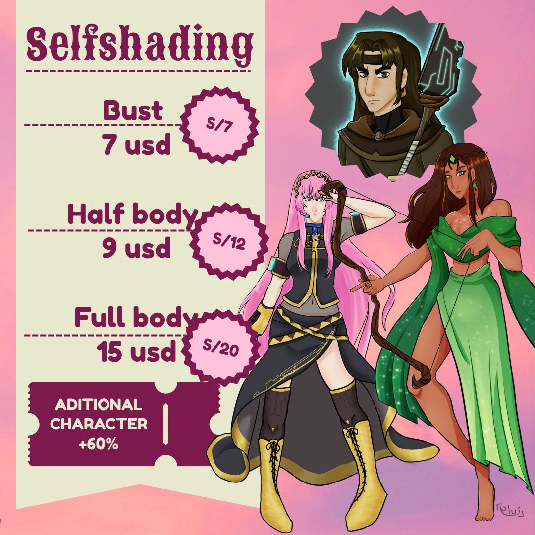 iluy_shuli's tweet photo. OPEN COMISSIONS! 
 Any question in DM please! (si eres de peru los precios son mas baratos!) 
#opencommissions #comisionesabiertas https://t.co/ebb6eEC4lb