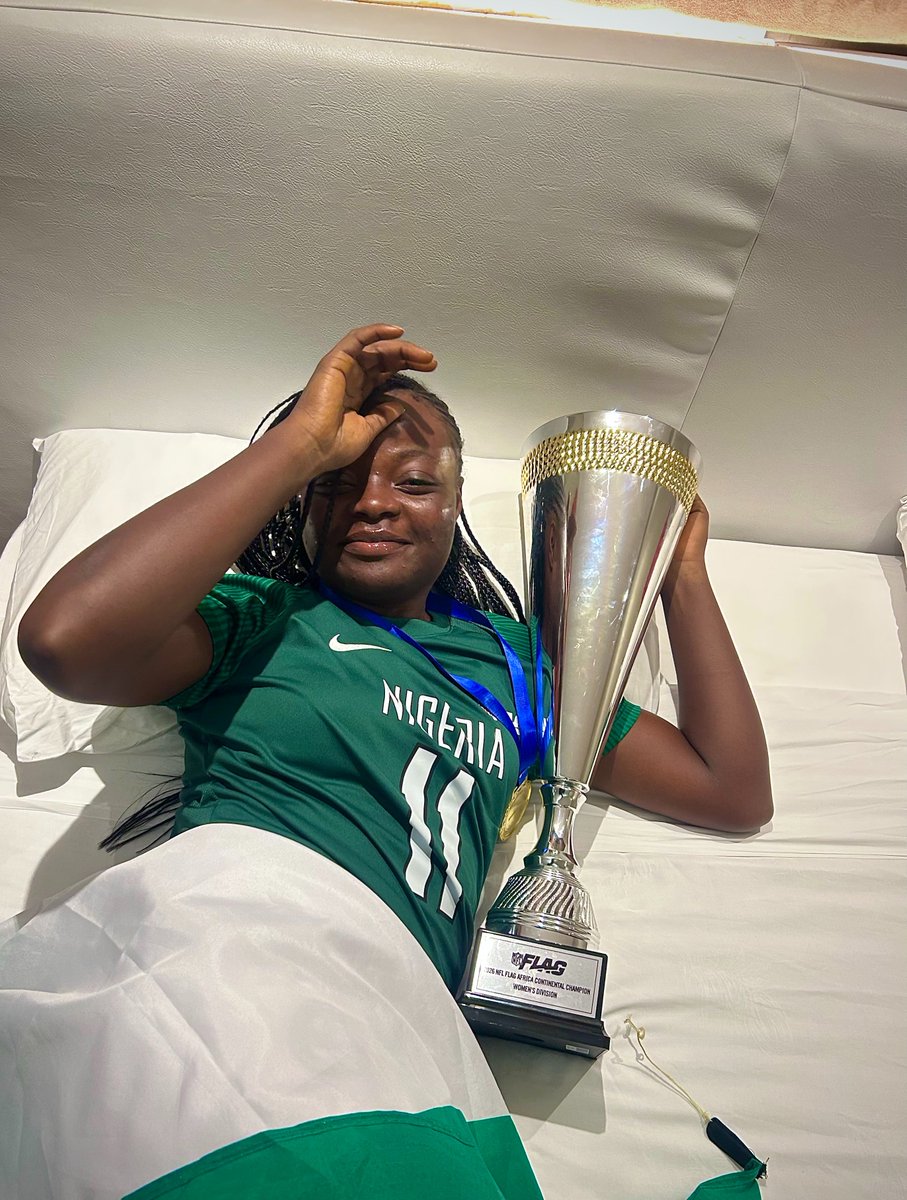 ButtercupKems's tweet photo. I made it to the National team and won gold in the NFL Flag African continental championship🥹 https://t.co/5uw4FpMf4j