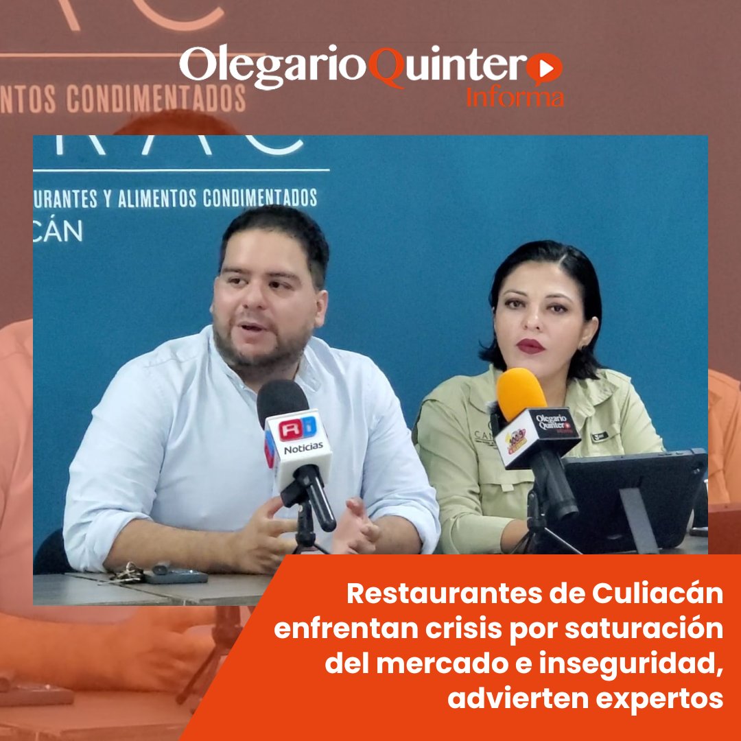 OlegarioMX's tweet photo. 🍽️ La saturación del mercado, la inseguridad y la informalidad complican el panorama para los restaurantes de Culiacán.📊

Más info:
 https://t.co/4GD3vcIUZw

#Culiacán #CANIRAC #Restaurantes #Sinaloa https://t.co/xpcqQ1aoEJ
