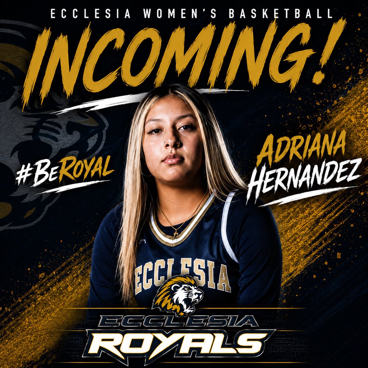 ECLadyRoyalsWBB's tweet photo. ๐ฆ PROCESS COMPLETE.
#RoyalNation stand up โ we just added some serious firepower!
Welcome Springdale HS standout + Connors State transfer ADRIANA HERNANDEZ to the Royals!
โAโ is a CERTIFIED SHOOTER ready to light up the scoreboard ๐ฅ
#BeRoyal ๐ฆ https://t.co/9kGtfu0vpw
