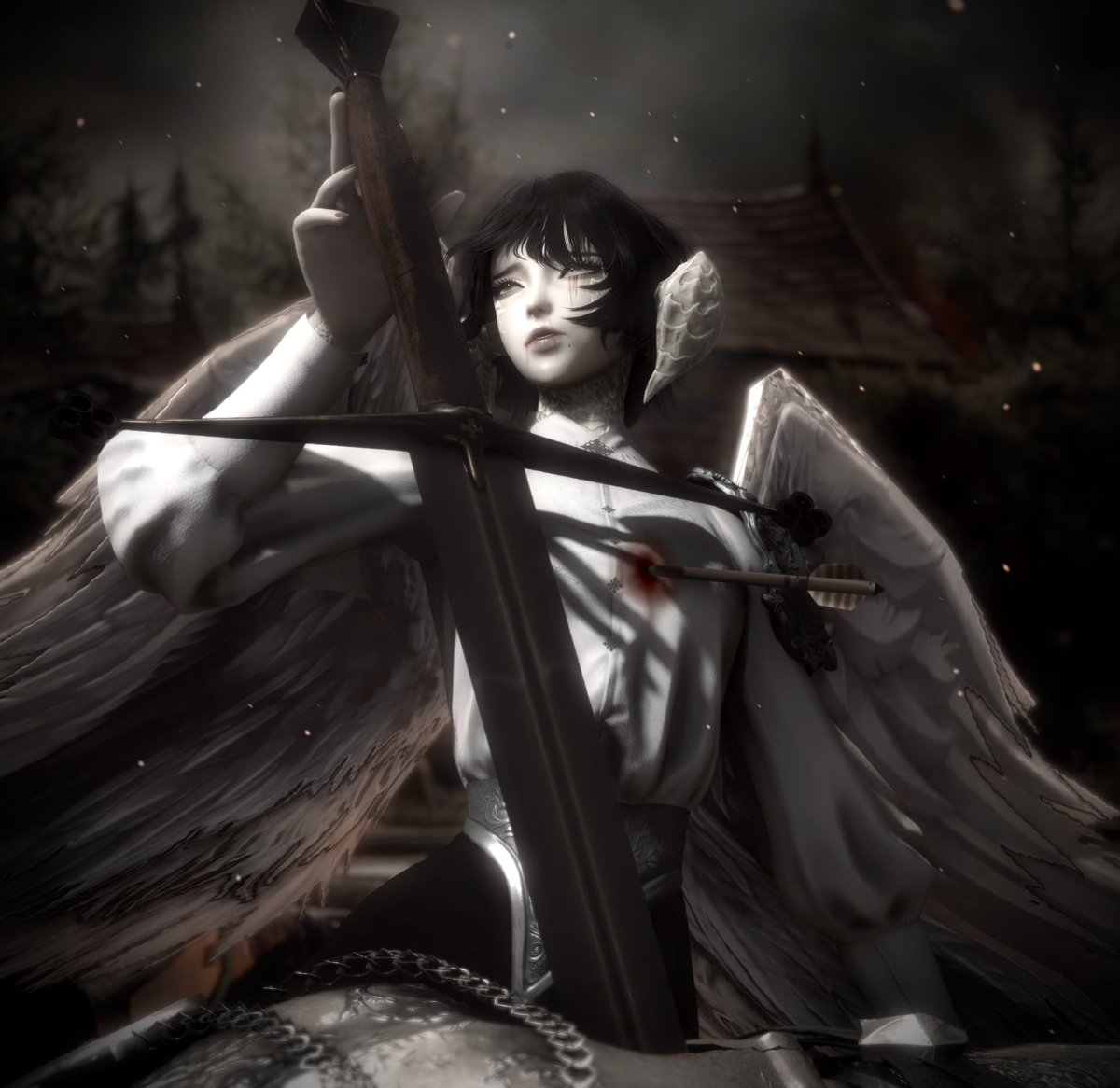 dearmiseria's tweet photo. angel that i hold, desires growing cold https://t.co/PbEgEWMxG0