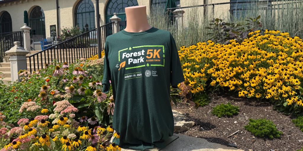 ForestPark4Ever's tweet photo. Register for the #ForestPark4ever 5K &amp; Kids Dash by THIS Friday to get your 2026 T-shirt!
🌲 💚 🎽 
Help Forest Park Forever restore and maintain our beloved urban habitat by joining the only 5K in Forest Park that sustains the Park.
https://t.co/jKJwI0qELh https://t.co/Zm7ptjJo6x