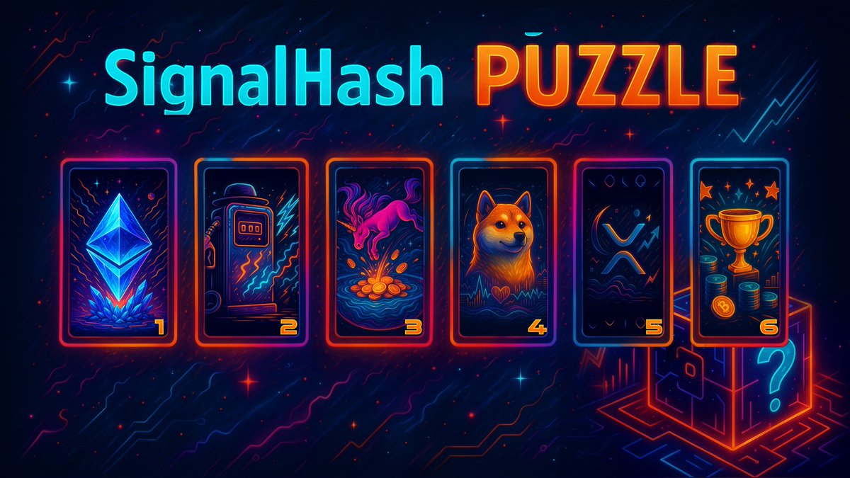 signalhash's tweet photo. 🧩 Crack the #Code. Unlock #Rewards.

6 #Crypto clues hide in our latest #SignalHash image. Solve them, take first letters in ALL CAPS, build a 6-letter #Promo #Code, then use it in Wallet > #Promo #Code.

👉 https://t.co/7BZJnhg8GL

#Web3 #ToTheMoon https://t.co/KoD9tJh3u7