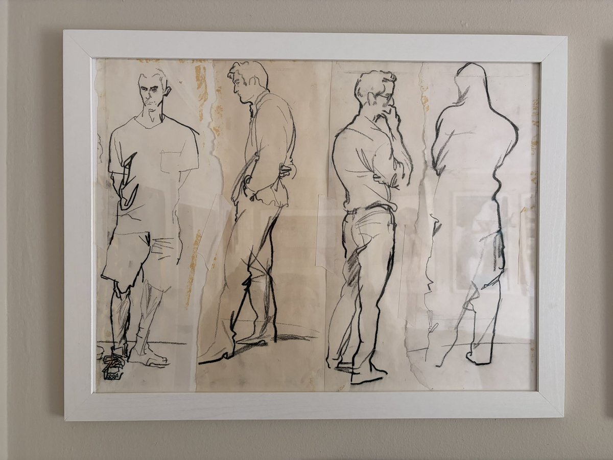 kenknudtsen's tweet photo. Art is up in the new apartment so today will be friends and tasty beverages and good dogs for Ken https://t.co/B6HEC9qlHB