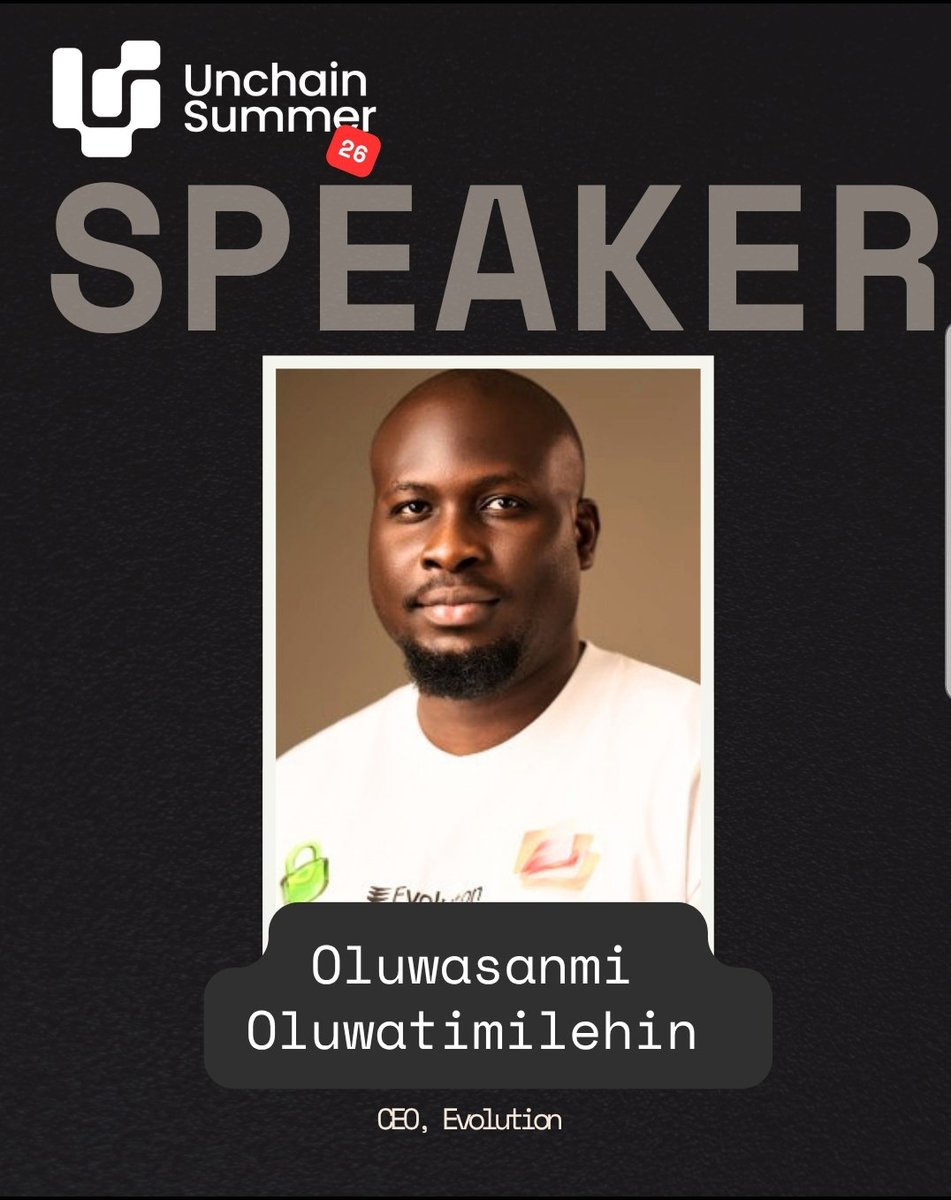 matambang's tweet photo. The digital economy is borderless, but moving money across borders has historically been full of friction.
βMeet Oluwasanmi Oluwatimilehin, CEO of Evolution!
βThe newly announced speaker for Unchain Summer 2026! π§΅π
#UnchainSummer26 #UnchainTakeover https://t.co/oqGnMKXTNu