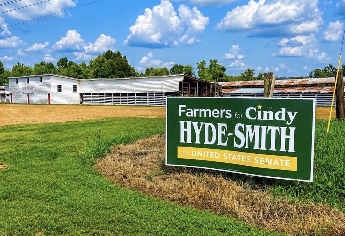 cindyhydesmith's tweet photo. Our campaign is on the move! Signs are going up across Mississippi, and the momentum keeps growing. Thank you to every supporter helping spread our message. Let’s keep Mississippi moving forward together. https://t.co/s3QhjT7kJb
