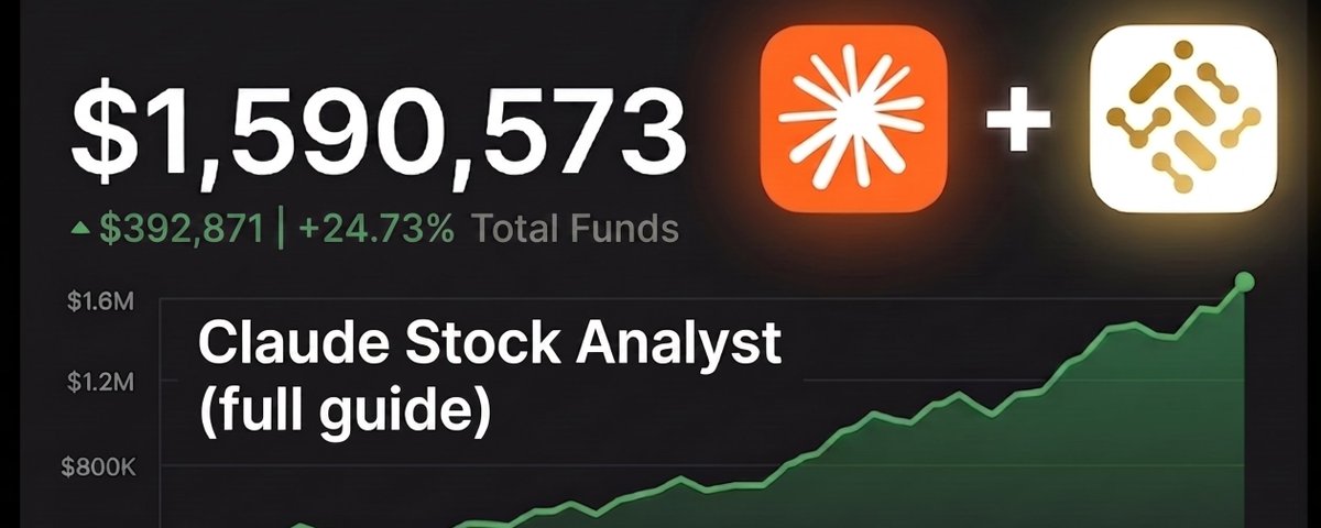 I Turned Claude Into My Personal Stock Analyst (step-by-step guide) 