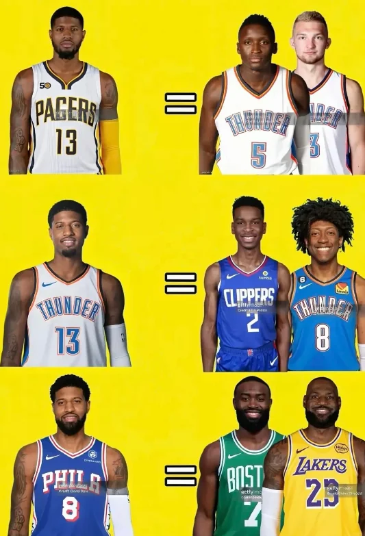 LeGoatedOne's tweet photo. PG might be the greatest trade asset https://t.co/aPo1N4vF8d
