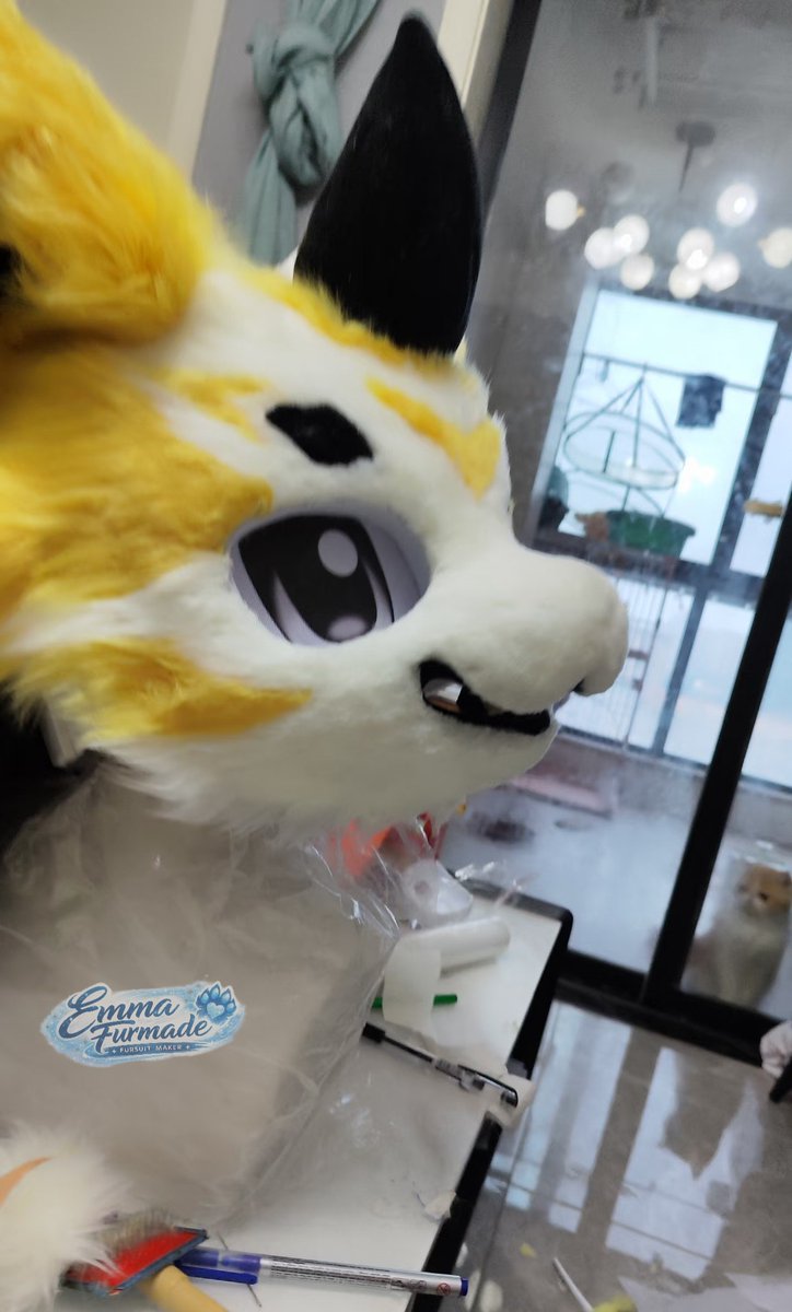 EmmaFurmade's tweet photo. Quality, craftsmanship, and attention to detail in every commission WIP to finished result
#fursuit 
#fursuitmaker 
#furrycommunity 
#custommade 
#kemono https://t.co/CJZX1kd3Du