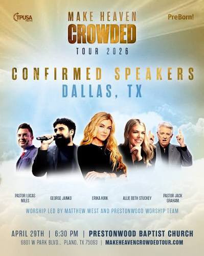 TerriGreenUSA's tweet photo. Preaching at a church service and speaking at a conference at a church like the ‘Make Heaven Crowded’ event are the same thing because both involve addressing the assembled body of believers. Splitting hairs over titles does not change the core act of proclaiming a message to the gathered church