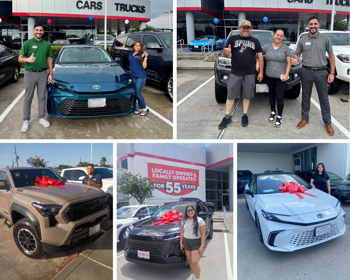 fredhaastoyota's tweet photo. ☀️ Sunshine and new rides go hand in hand! Your continuous support never fails to brighten our day. Congratulations: Barbara T., Emmanuel F.R., Juana S.R., Keven R., Kevin V., Luz V., Mario M., Meyling A.A., Mitzy H., and Vicente A.J! 🎉 #HappyCustomers #Houston #SpringTX https://t.co/j6q4ghZdCZ