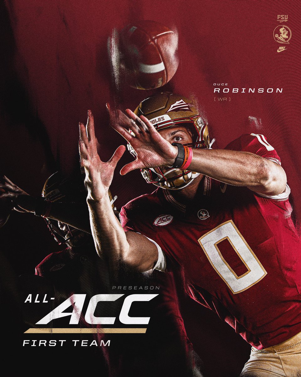 FSUFootball's tweet photo. No surprise here

Duce follows up his 2025 All-ACC season with a spot on the 2026 All-ACC Preseason Team

🔗https://t.co/siEF8hqIGG

#NoleFamily https://t.co/w5mEkiLb6p