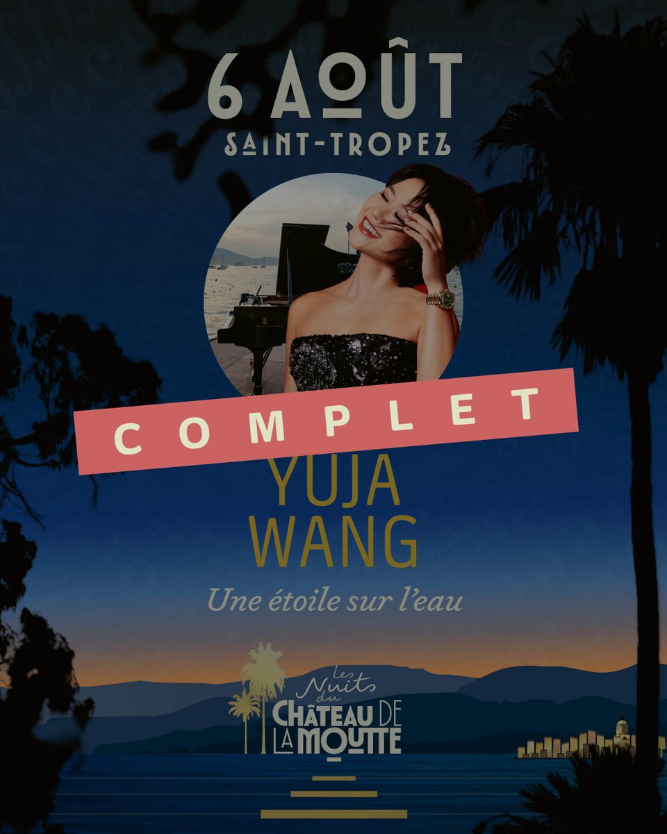 MusiqueStTropez's tweet photo. ❗Concert Complet - 6 Août - S'inscrire sur la liste d'attente❗ 

Le  concert du 6 août est complet, vous pouvez néanmoins vous inscrire sur  la liste d'attente en allant sur la billetterie en ligne et en  sélectionnant le concert du 6 août. https://t.co/5THWQ0UehN