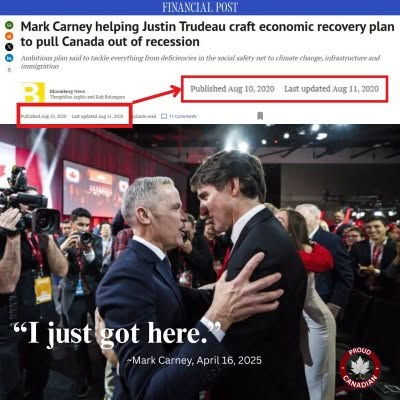 SherrieLyn70699's tweet photo. @CTVNews I love how he never hesitates to throw Trudeau under the bus while failing to mention that it was him who was giving advise to Trudeau for years.  And then of course there's Carney's support for the Century Initiative his buddy Wiseman. https://t.co/sPFxCezpCG