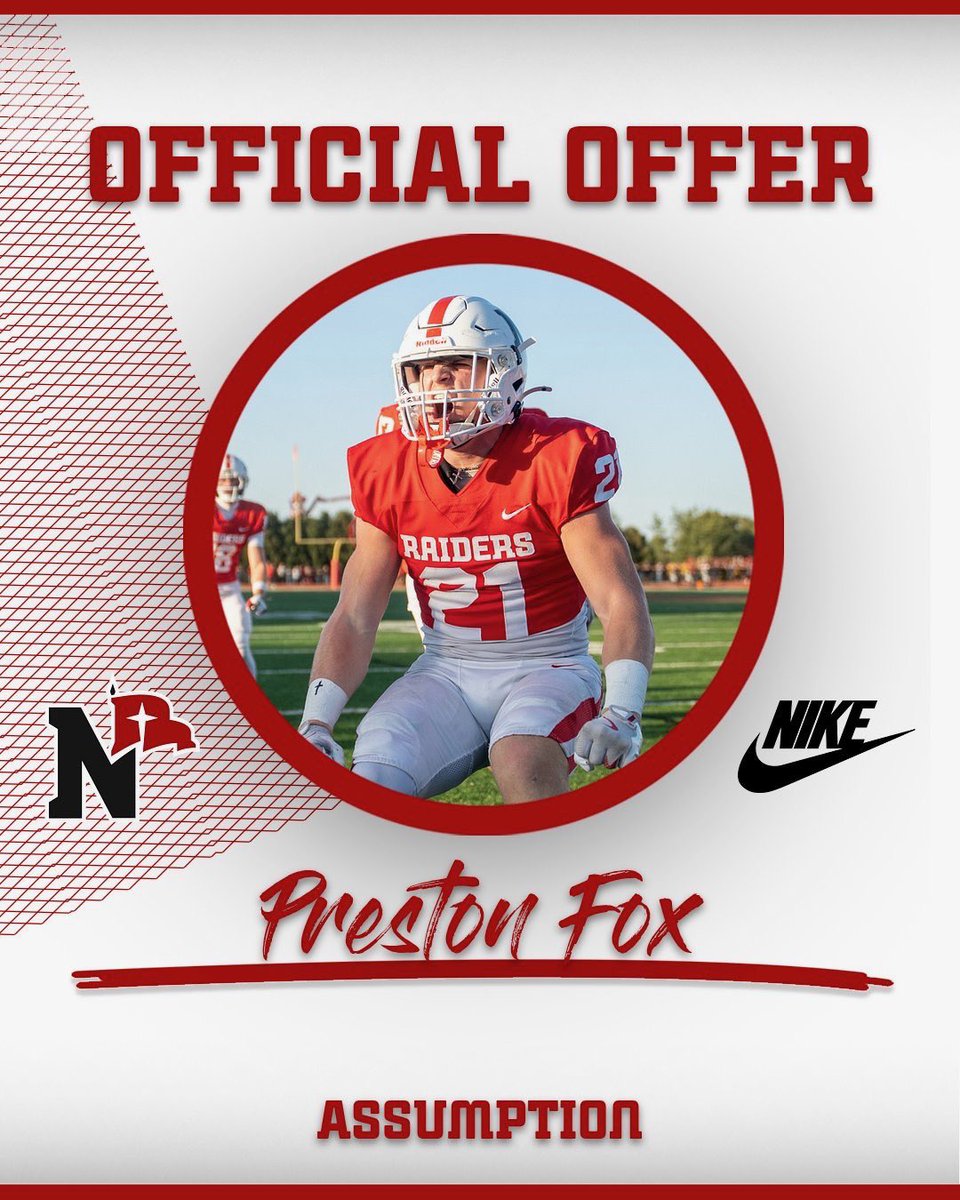 Preston55221's tweet photo. Had a great visit today to @nwc_fb and after a great talk with @coachmmmcc and @CoachGramstad I am grateful to say I have received an offer! https://t.co/PsYSdVAuiv