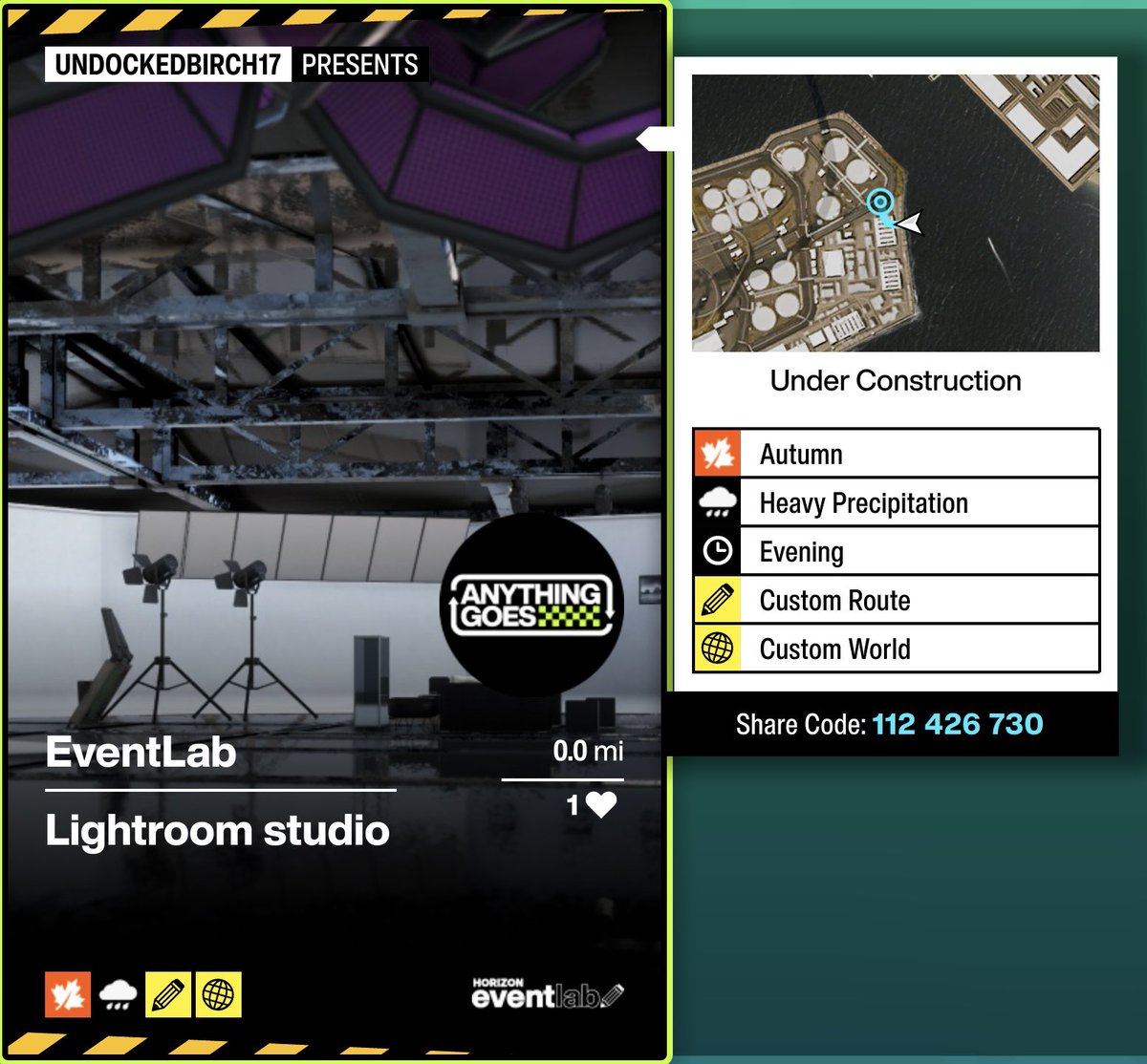 Brokenvegetable's tweet photo. Glass-Eye
1969 Datsun 2000 Roadster
Photo was taken in the Eventlab below, no outside editing. In game only.
Watch me take this shot in game⬇️⬇️⬇️
https://t.co/uVDVXd9gUj
#Photography #VirtualPhotography #PhotoMode #ForzaHorizon6 #InGameOnly #Twitch #BVP https://t.co/VetoDGIGUi