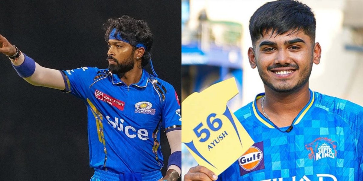 SergioculerCSK's tweet photo. Trade news of the Hardik CSK deal according to multiple reports &amp; sources

-Ayush Mhatre has chosen to stay at CSK
-Hardik not entertaining the DC offer at all
-KKR and RR are virtually out of the race
-Hardik only wants CSK
-Who goes alongside Dube is the question now. https://t.co/RJwf8Q7rZ2