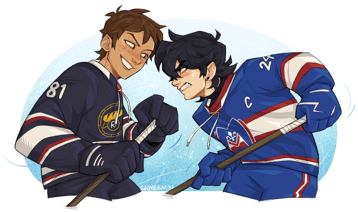 shmeemin's tweet photo. number one rivals in all of the galaxy >:)
#klance #vld #heatedrivalry https://t.co/Bgouu7idCn