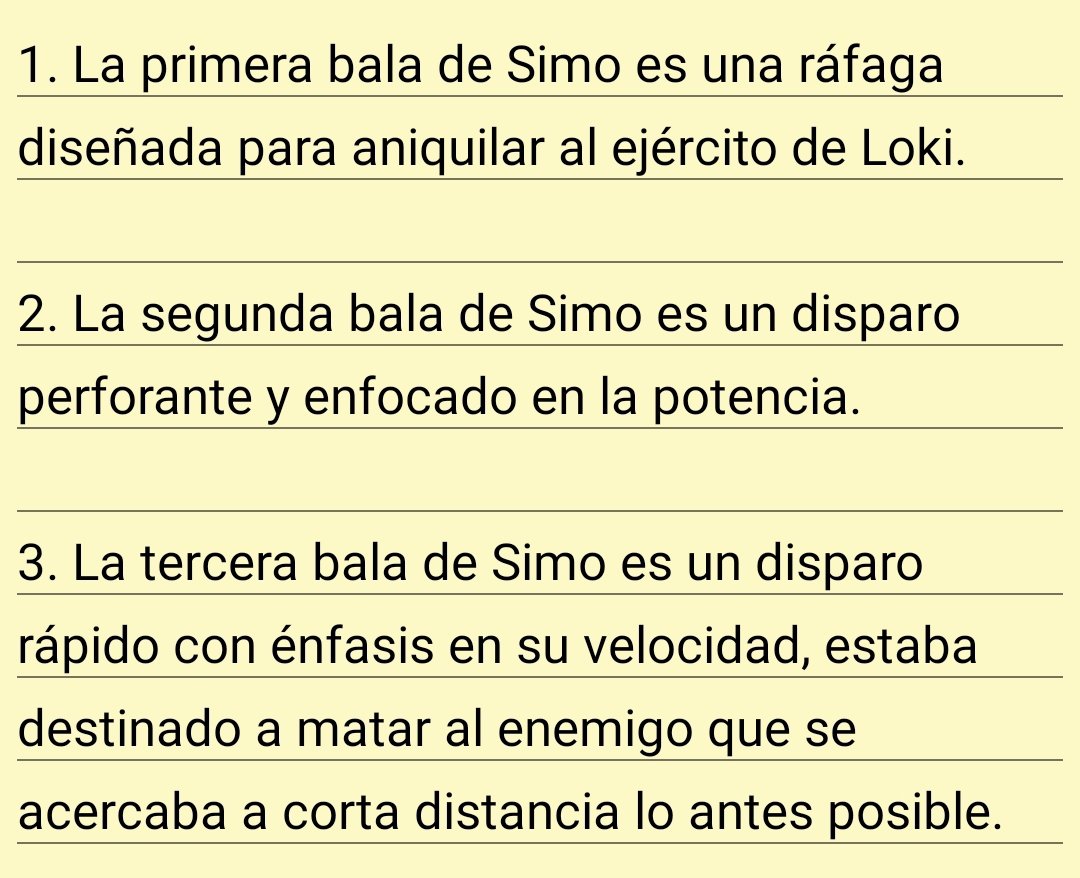 Jorge11004342's tweet photo. @ShinAlekaPL Hermano, como puedes decir que las técnicas dan igual, cuando justamente el disparo/bala de Simo dependen de lo que necesita, y literalmente su tercera bala es enfatizada en velocidad a diferencia de la otras anteriores. Cada bala que dispara Simo tiene estadísticas variadas. https://t.co/eqkLfxMTQE
