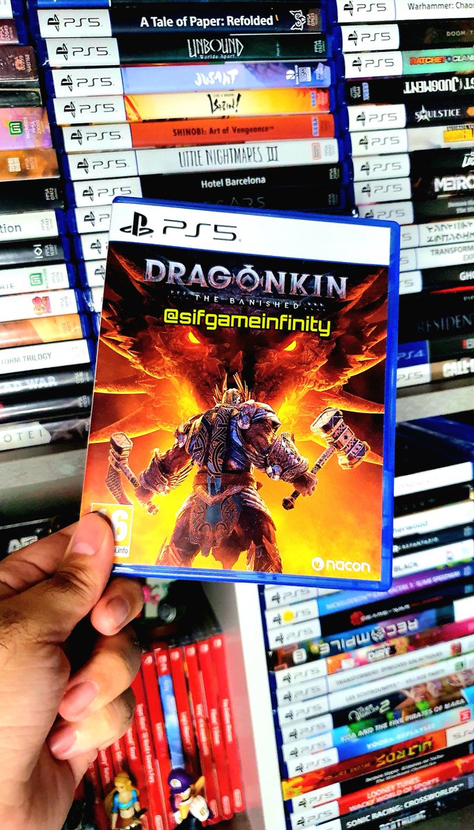 sifgameinfinity's tweet photo. لا أشعر بلذة ومتعة اللعبة الا اذا اشتريتها بنسخة disc 📀
اليوم وصلتني لعبة Dragonkin The Banished
سعيد انها صدرت واخيرا بنسخة disc
سهرتي الليلة مع اللعبة . متحمس جدا جدا
#dragonkin #ps5 @Nacon
#nodiscnobuy https://t.co/Zi1hLYg256