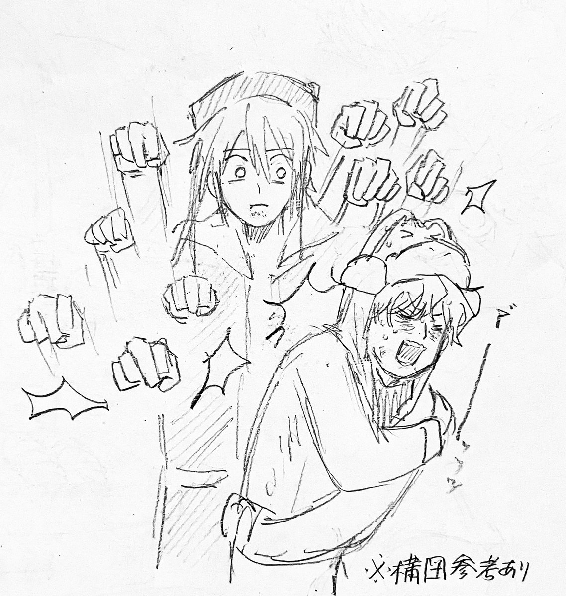 thi_unei25's tweet photo. 変顔がど〜〜〜〜しても描けるようになりたくて必死に練習 https://t.co/nbPm65JLB0