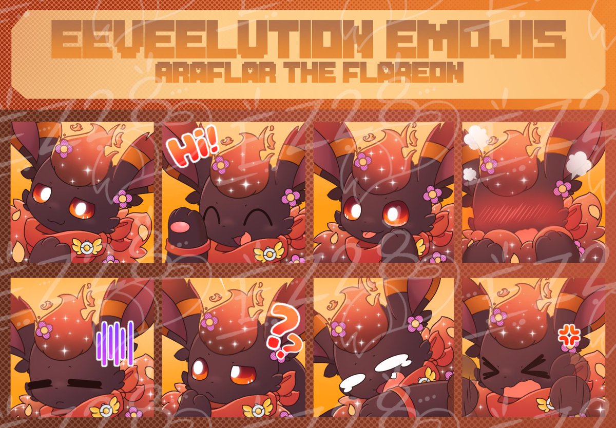 ElectricalZ28's tweet photo. Is it me or is the temperature in the room getting higher? Ò~Ôc [Kiddin!]
Hehe! Emote Commisions for @Aramant666! //>w<//

#Eeveelution #Pokemon #Flareon https://t.co/24ImVzta0n