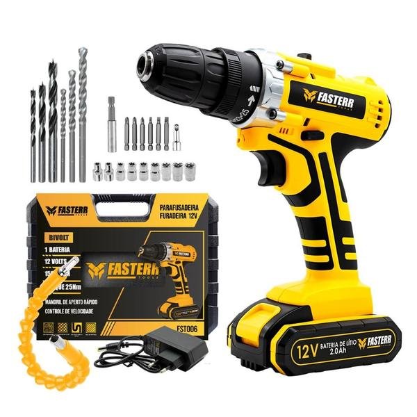 DinarteHomem's tweet photo. Parafusadeira Furadeira 12V Com 1 Bateria, Maleta e 24 Acessórios Fasterr FST006

❌ DE:  322,90
✅ POR:  98,91

🔗 COMPRE AQUI: https://t.co/cFdQ0vVunN

🚛 Frete grátis para diversas regiões
🔍 Consulte seu CEP para saber a disponibilidade

Sujeito a variação de preço. https://t.co/gpprErJ3z5