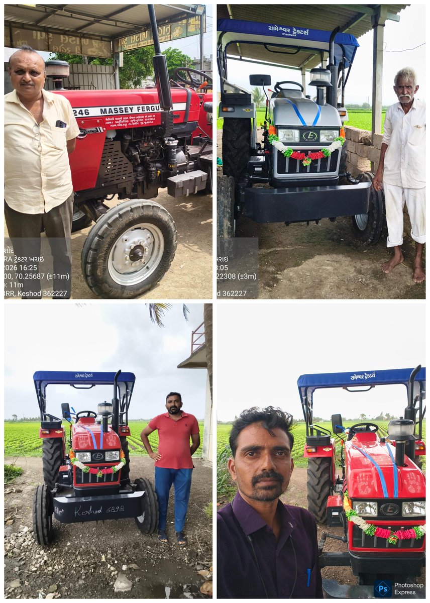 makvanap8's tweet photo. આજે કેશોદ તાલુકાના ગામડાઓમાં ખેત���વાડી ખાતાની  AGR -50(ટ્રેક્ટર) ઘટક ની ખરાઈ કરેલ. https://t.co/YGTelgeo7e