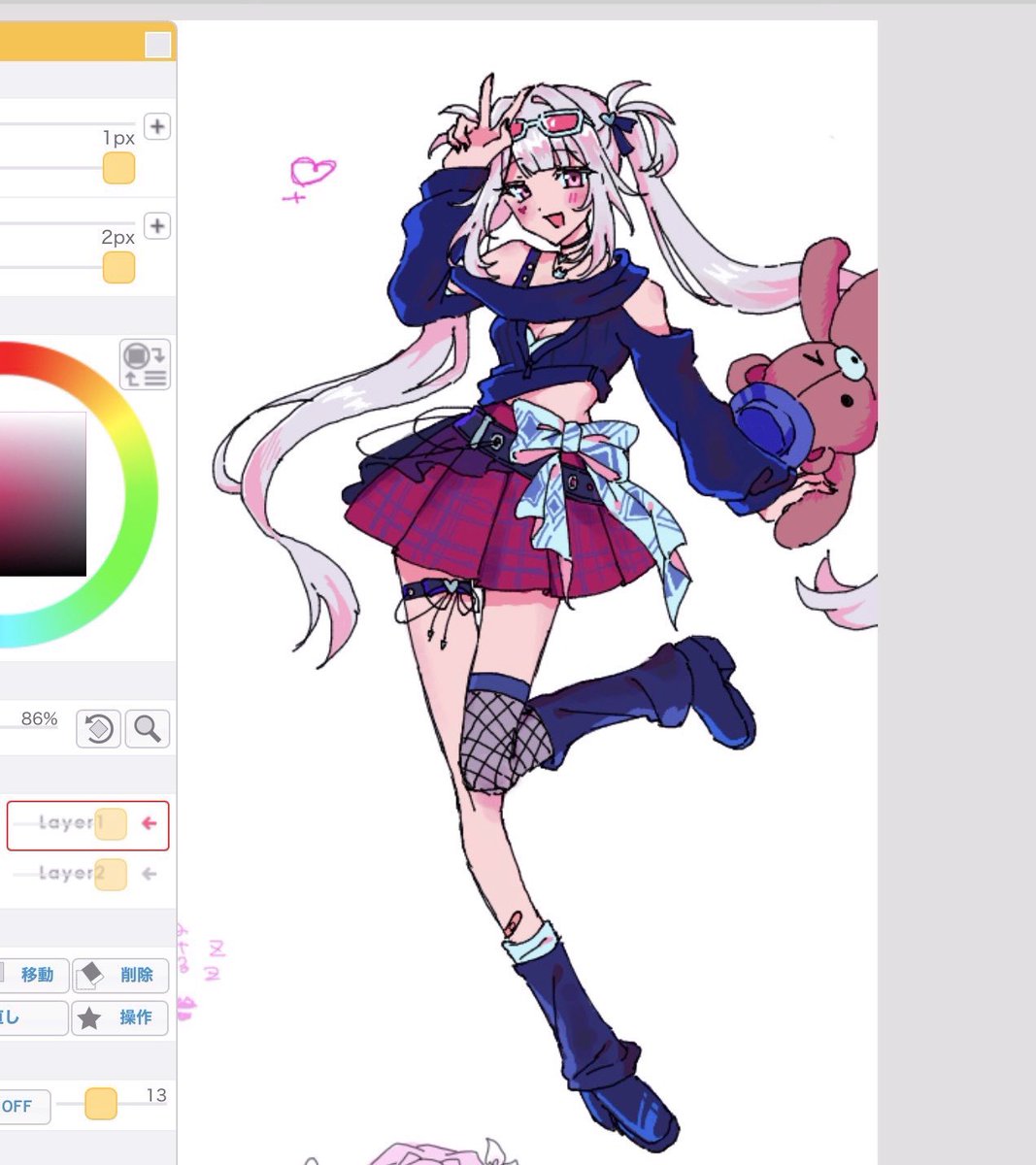 Post by 7mm on X: 絵チャ火花