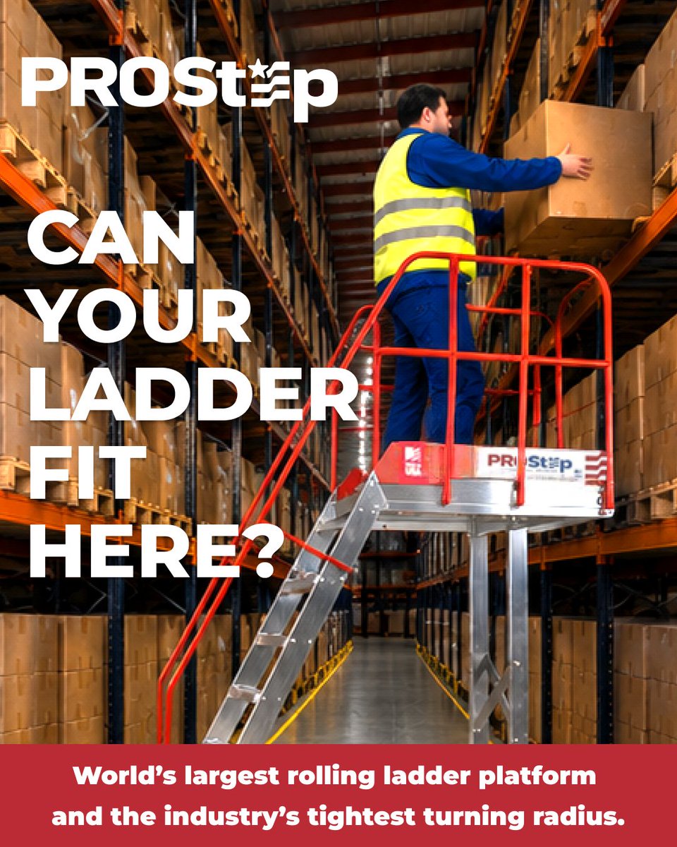 ErectaStep's tweet photo. Most rolling ladders are stuck in wide‑aisle thinking. Visit https://t.co/BPiIAUrhfJ or connect with the ErectaStep team for details and pricing.
#ProStep #RollingLadders #NarrowAisle #IndustrialAccess #ErectaStep https://t.co/4FVc33xuPC
