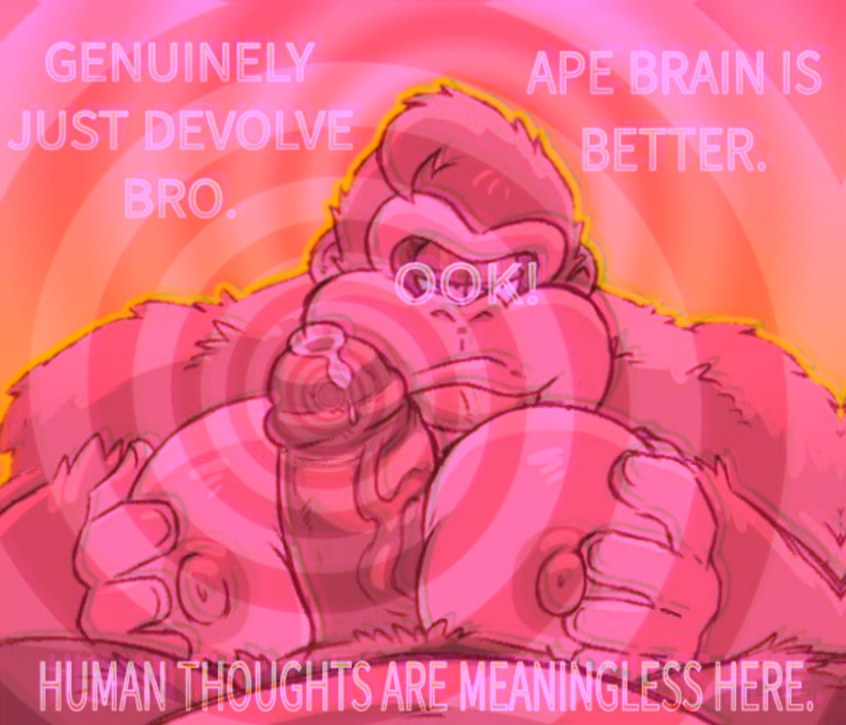 EvilpurpleAD's tweet photo. Ook! Ook!

GOOD GOONERS FRY THEIR BRAINS FOR PRIMATES. https://t.co/A4kecFVUra