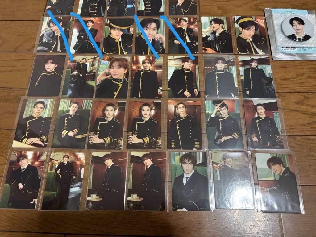 nae_1113's tweet photo. SEVENTEEN セブチ CARATLAND ケレン トレカ 缶バッジ 交換 買取

【譲】画像①、②

【求】過去ジョシュア（なんでも検討）
＞同種ジョシュア（印がないもの）
一応コンプ済みなので、過去トレカ優先します。
捌きたいので買取でも可能です🐰

郵送なのでできればまとめての交換をお願いいたします🤲🏻 https://t.co/JyAwaRakrD