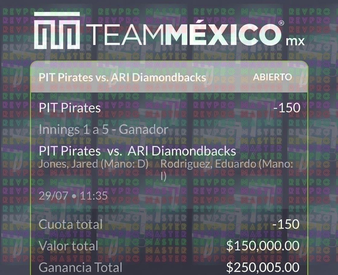 RevMasterPicks's tweet photo. Buenos días familia! ☀️

Comenzamos con la apuesta Máxima de Diego Palafox 

Todas sus jugadas premium en mi VIP 👑 https://t.co/eIpJK4HwfN
