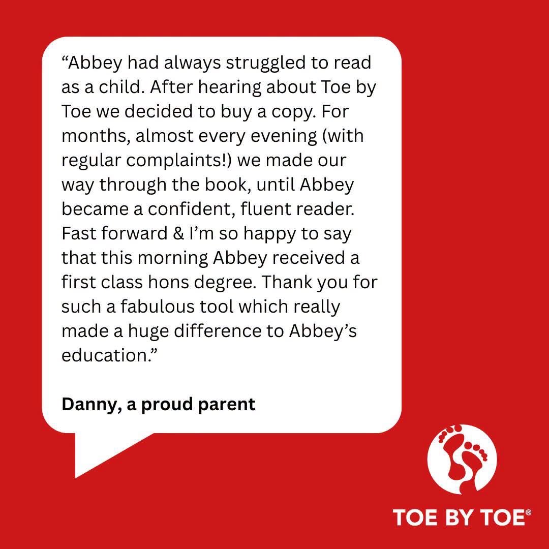 toebytoe's tweet photo. "Thank you for such a fabulous tool which really made a huge difference..."

Start your child's Toe by Toe journey today: https://t.co/LI9YtvZTem 

#TBTchangeslives #literacyresources #readingintervention #phonicsintervention #dyslexiaresources #dyslexia #dyslexiaintervention https://t.co/3f9IP1uSoe