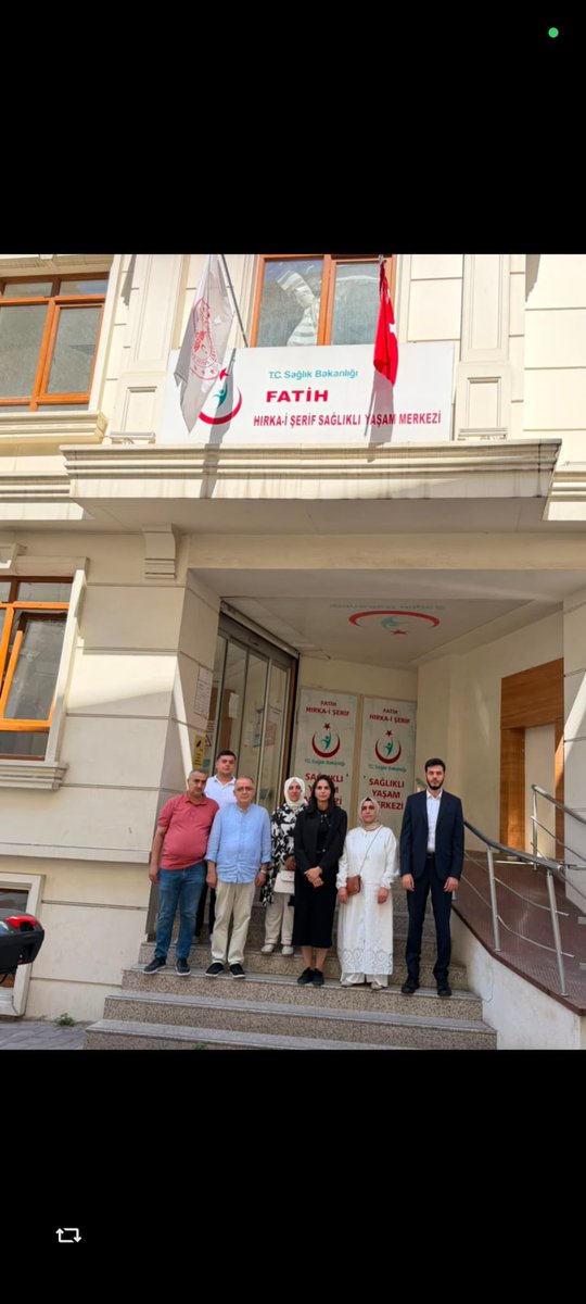 akkadinfatih's tweet photo. Sağlık Politikaları İl ve İlçe Komisyonlarımızla birlikte Hırka-i Şerif Sağlıklı Yaşam Merkezimizi ziyaret ettik.

Yürütülen çalışmaları yerinde inceleyerek istişarelerde bulunduk. Milletimize daha güçlü sağlık hizmetleri sunma hedefiyle sahadaki çalışmalarımızı sürdürüyoruz. https://t.co/HoHO3Al190