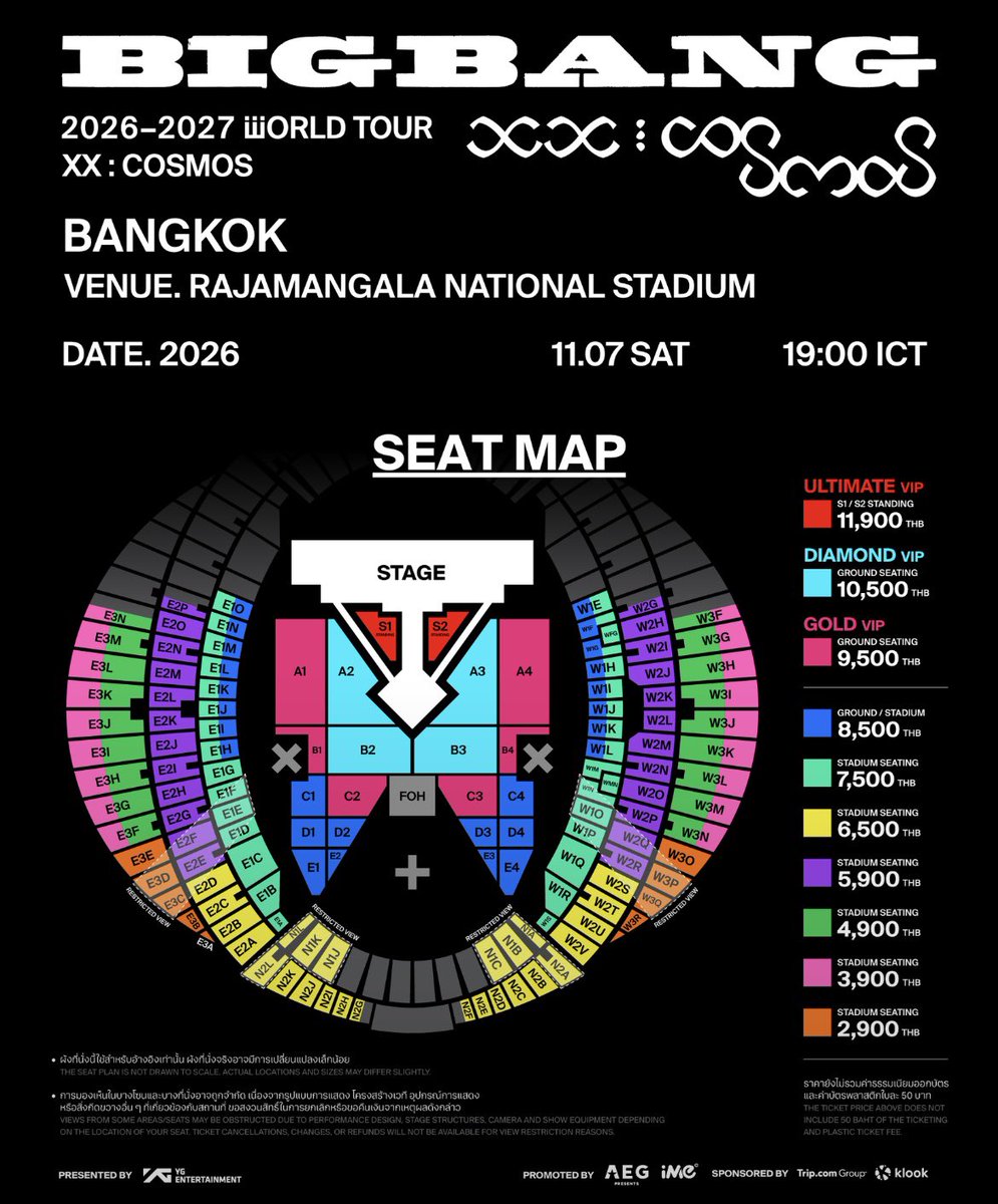 nallatixwar_'s tweet photo. — ✯⁠ open jasa war tiket / open ticketing service / help to buy / ticketing assistance: ⁠🎟️ 
BIGBANG 2026-2027 WORLD TOUR < XX : COSMOS > IN BANGKOK 🇹🇭 

📌 using your own data
☑️ 1000% trusted with highly experienced team
🔗 service fee after secured/refundable
💌 DM/WA to bookslot! 💜💛🤍

tags. wtb wts jastip jaswar ts bigbang vip bkk bangkok 
#BIGBANG #COSMOS_WORLD_TOUR #COSMOS_WORLD_TOUR_IN_BANGKOK
#BIGBANG_IS_BACK #20thAnniversary #YG