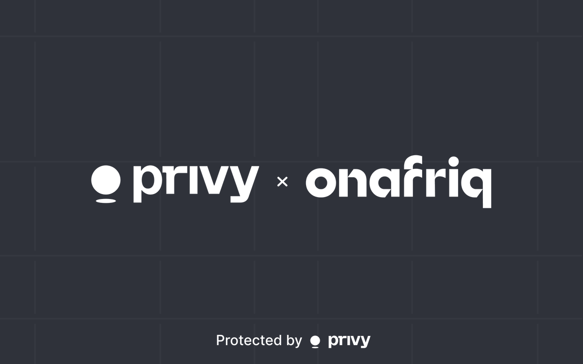 privy_io's tweet photo. 1/ @Onafriq, Africa's largest payments network, is using Privy to power stablecoin treasury and settlement infrastructure.

Onafriq connects:
✔️ 1B+ mobile money wallets
✔️ 500M+ bank accounts
✔️ 43 African markets

Wallets are now part of their business infrastructure. https://t.co/rlKtxZmywr