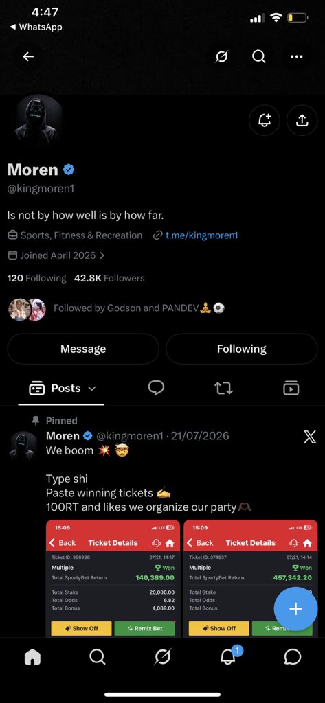 GodwinBlessed17's tweet photo. @Cyberjoe19 @kingmoren1 8114903559
OPay https://t.co/z0omFYrs7v