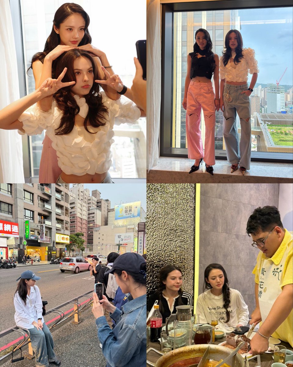 sapphiclover122's tweet photo. Making memories in Taiwan 📸💗

#lmsy #ลูกหมีซอนญ่า https://t.co/BNMbIRrIEj
