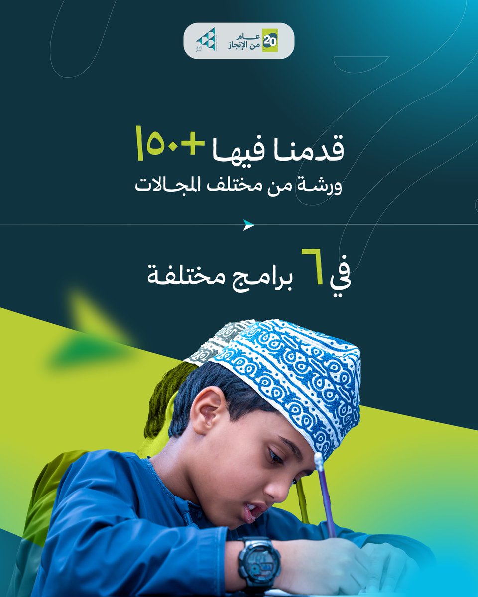 Injaz_Oman's tweet photo. اختُتمت رحلة صيف إنجاز ٢٠٢٦، بعد موسم مليء بالتعلم، والتجارب، والفرص التي جمعت آلاف المستفيدين عبر برامج و ورش متنوعة✨

شكرًا لكل من شاركنا هذه الرحلة، ودعمها، وكان جزءًا من كل تجربة صنعت فرقًا👏🏻

نراكم في مواسم قادمة، بأثر أكبر وفرص أكثر🌟

#إنجاز_عمان #injazoman #صيف_إنجاز https://t.co/TnKPBnwHuC