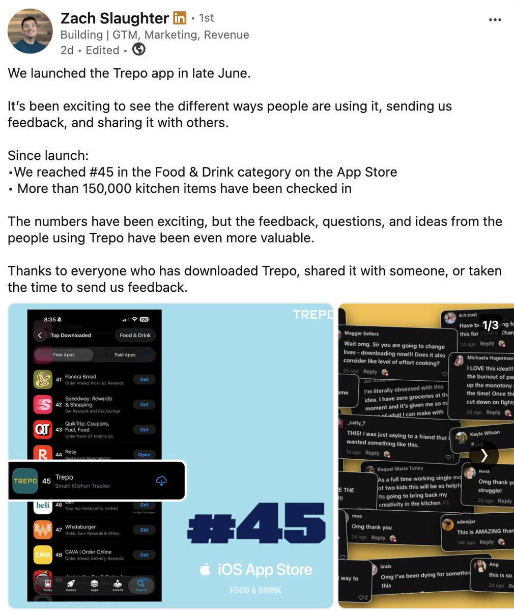 gannonbreslin's tweet photo. A single video sent Trepo to 45 in the app store

that viral video was made with the help of Snowball https://t.co/p3e3TNE29X