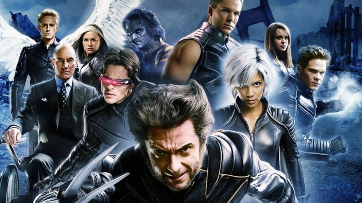 slaymetsu's tweet photo. the fox x-men werent perfect but boy did they eat up a poster https://t.co/d44ohSHsqq