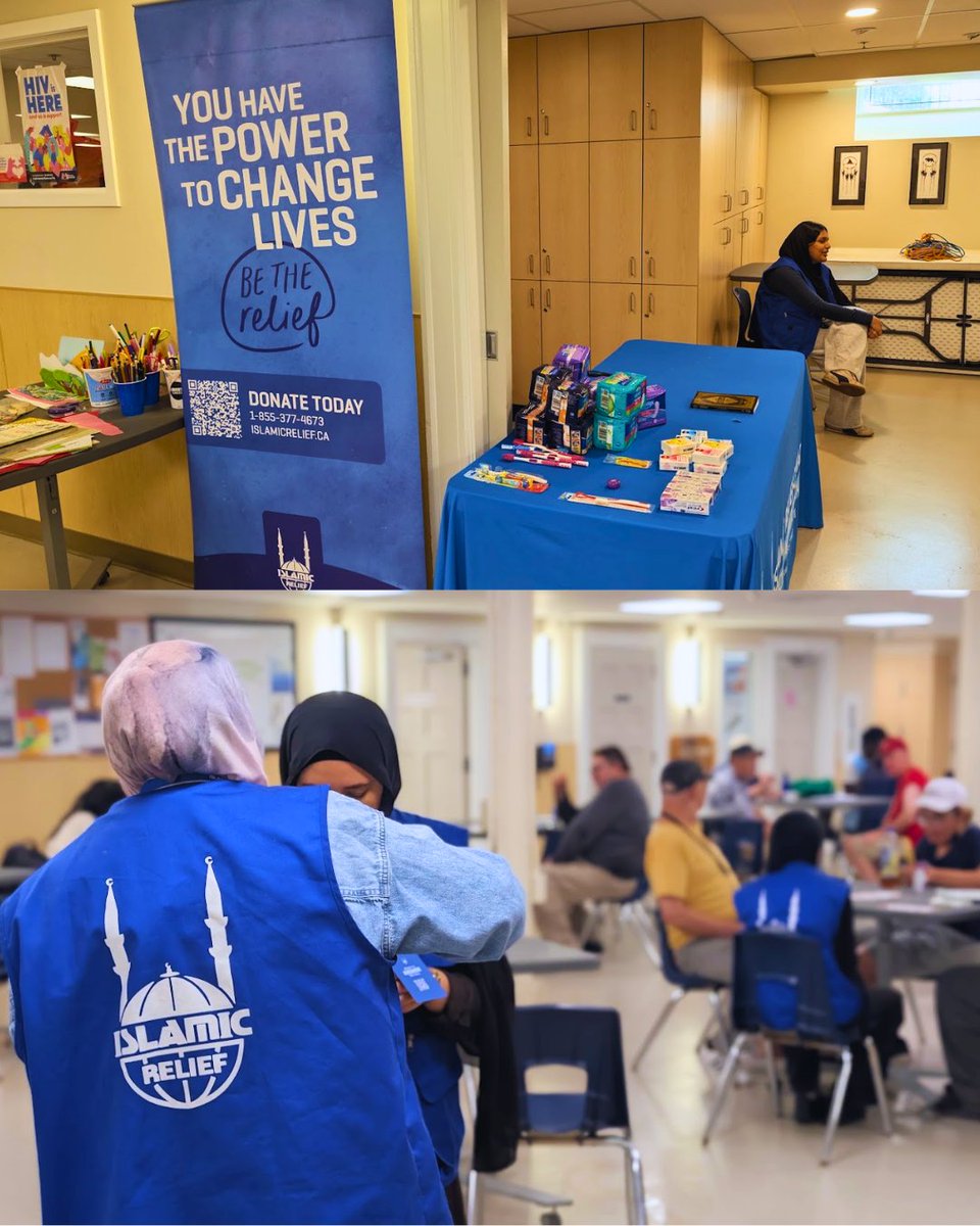1justcity's tweet photo. Thank you to Islamic Relief Canada for generously volunteering their time and providing haircuts and hygiene supplies to our community members. Your kindness helped our guests feel refreshed. We are grateful for community partners who make our community a more caring place.💙 https://t.co/dFojdu0034