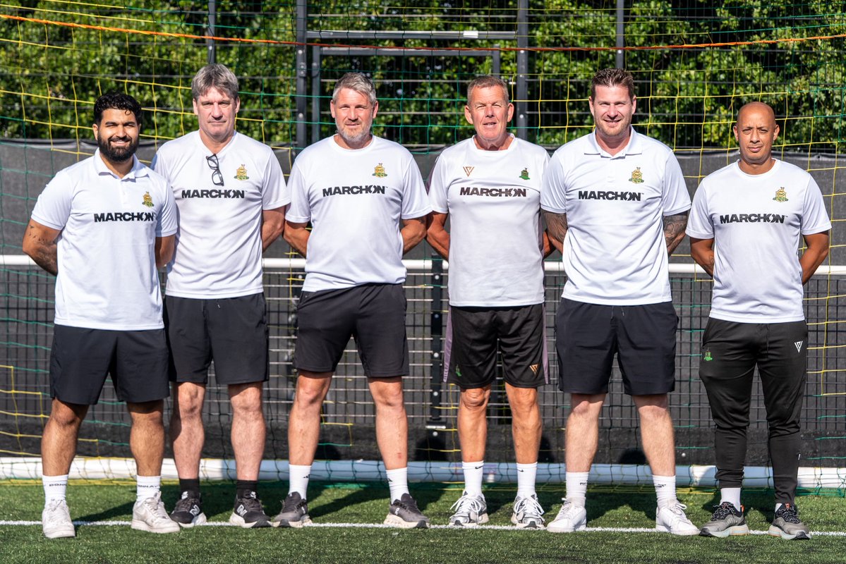 Harpenden_Town's tweet photo. We are pleased to confirm our new management team for the 2026/2027 campaign. 

From left to right:
Sajad Marashi-Assistant Head Coach 
Graham Golds-Technical Coach
James Gray-Manager
Peter Russell-Head of Football and Head Goalkeeper Coach
Elliot Thomas-Assistant Goalkeeping Coach
Mark Boyce-Assistant Manager and Head Coach.