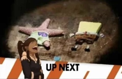 throwbackscrave's tweet photo. Remember when Korra &amp; Spongebob had it out for each other? Their beef on Nickelodeon was crazy 😭 https://t.co/MdP1cHwGhw