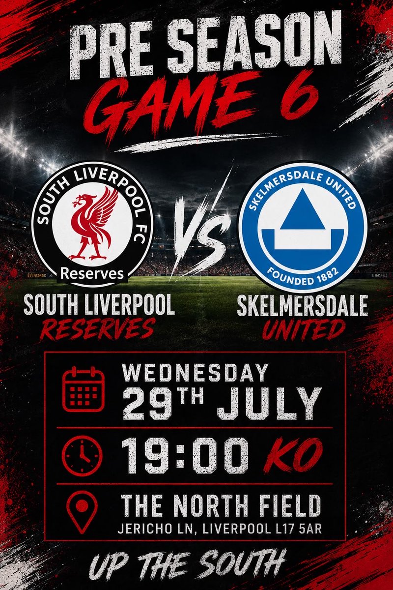 SouthLpoolWCL's tweet photo. @LanoCarl We play Skem mate ⚪️⚫️🔴 https://t.co/ILDwiByFvA