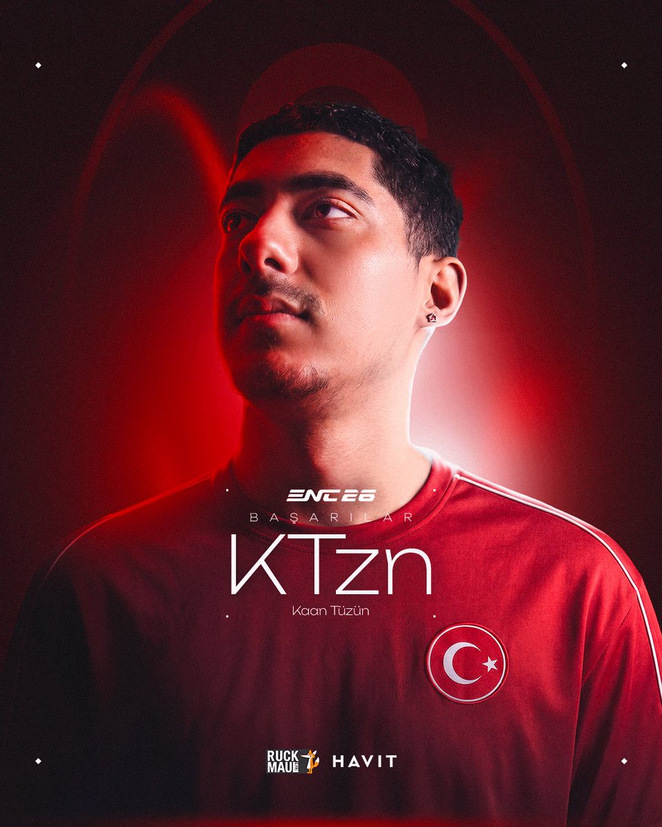 GSEsports's tweet photo. Başarılar KTzn! 🇹🇷

EA FC oyuncumuz KTzn, Esports Nations Cup 2026 Ana Turnuvası’na doğrudan davet alarak katılmaya hak kazandı. 🦁

#LionKinGS https://t.co/LzcJjUlnnP
