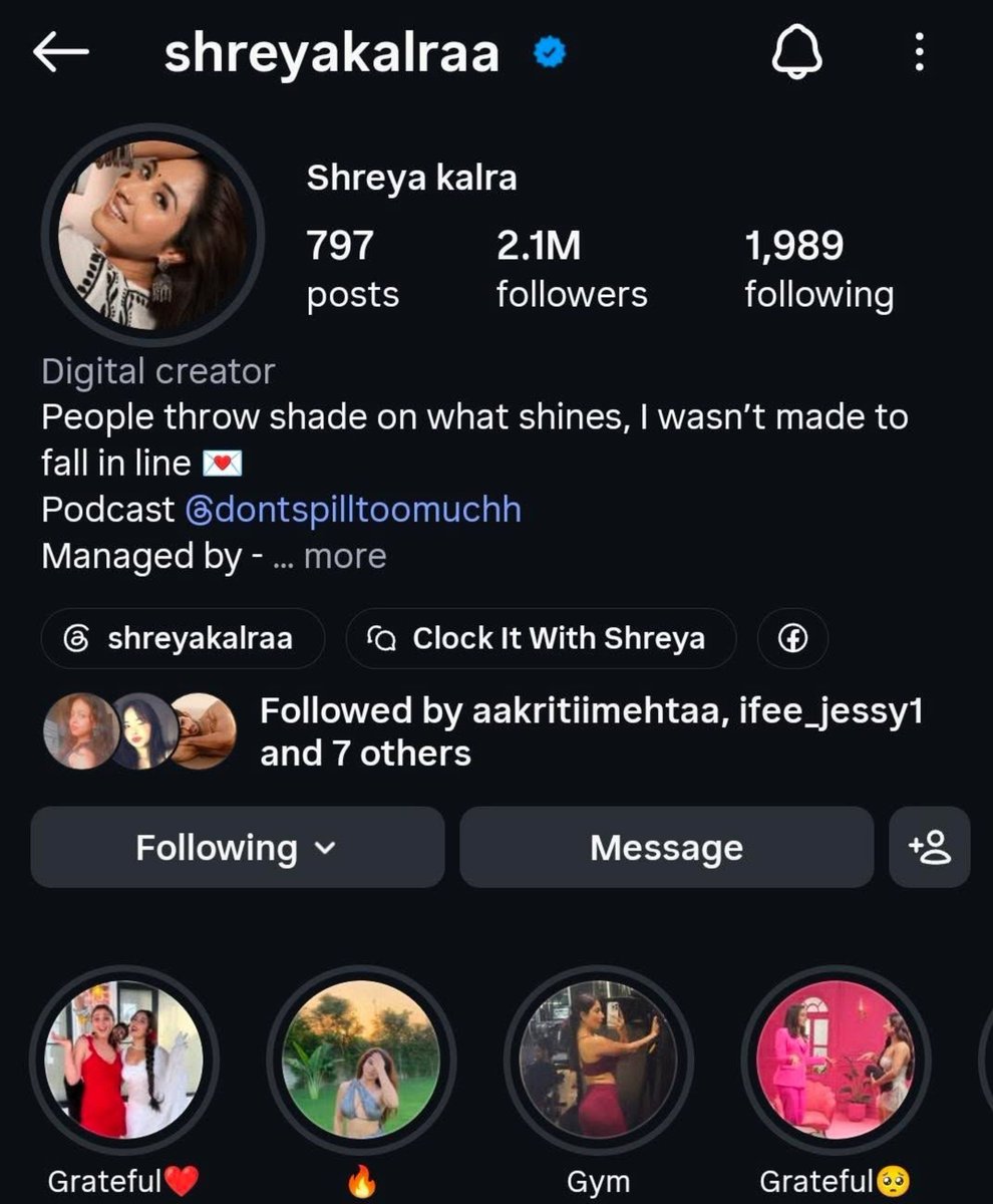 shraddha_d1609's tweet photo. Congratulations 🎊 guy's it's 2.1M 

Organic and neutral People are really liking shreya only, it's clear day by day that's it...
We don't need high PR 💀

SHREYA DESERVES THE TROPHY

#ShreyaKalra #ShreyaWarriors #LockUpp #LockUpp2 #LockUppSeason2 #NetflixIndia https://t.co/eMQLLMtUeD