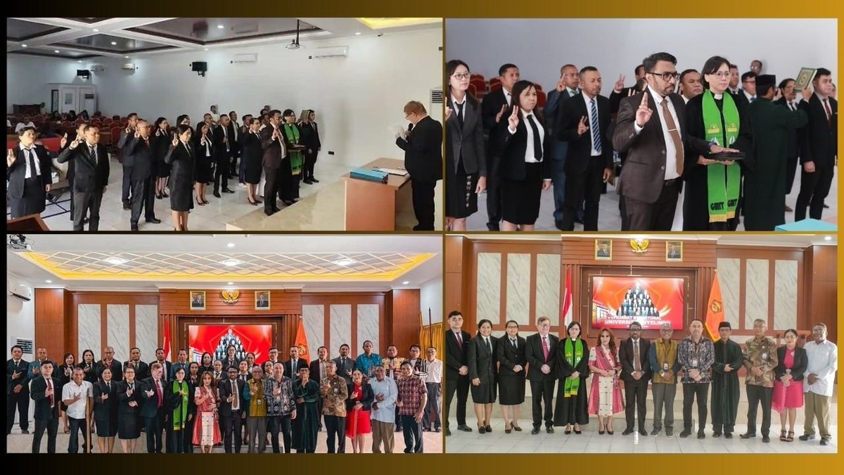 StikomU's tweet photo. Pelantikan Pejabat Universitas Uyelindo #unsy #uyelindo https://t.co/PrfBuj3Z2y